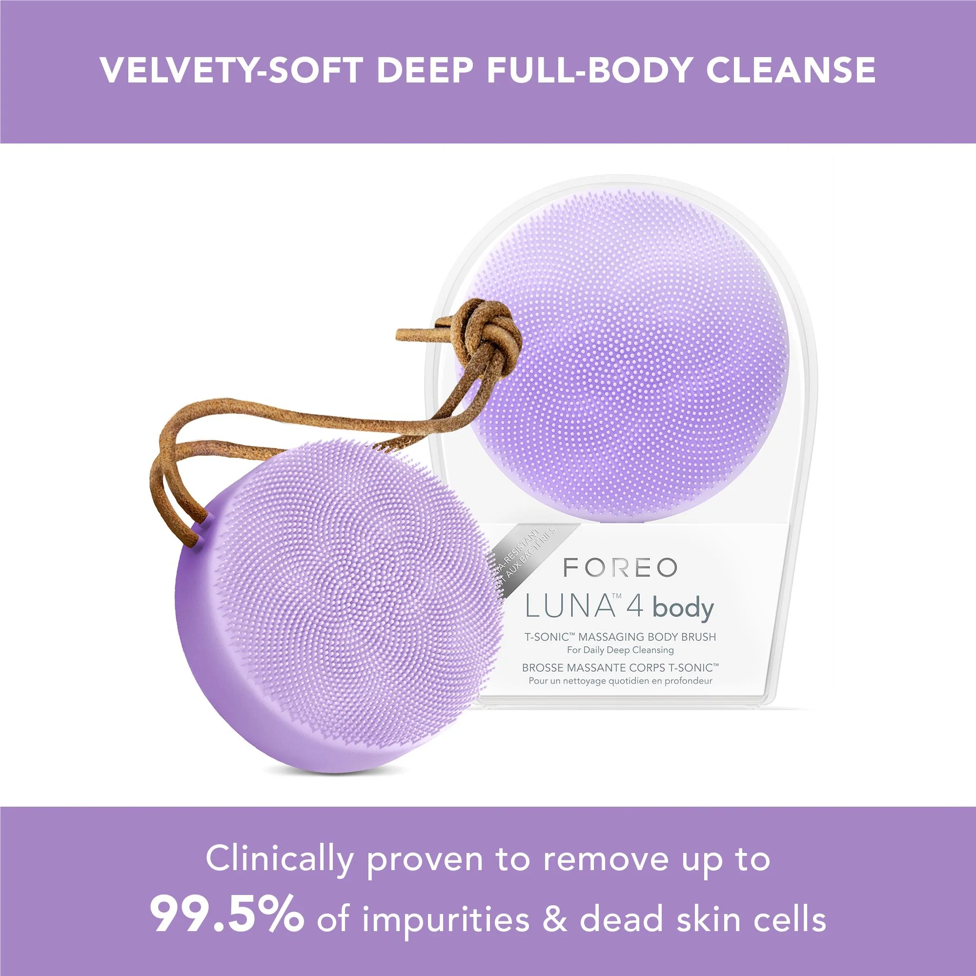 Foreo Luna 4 Body Brush (Lavendar) - Image 5