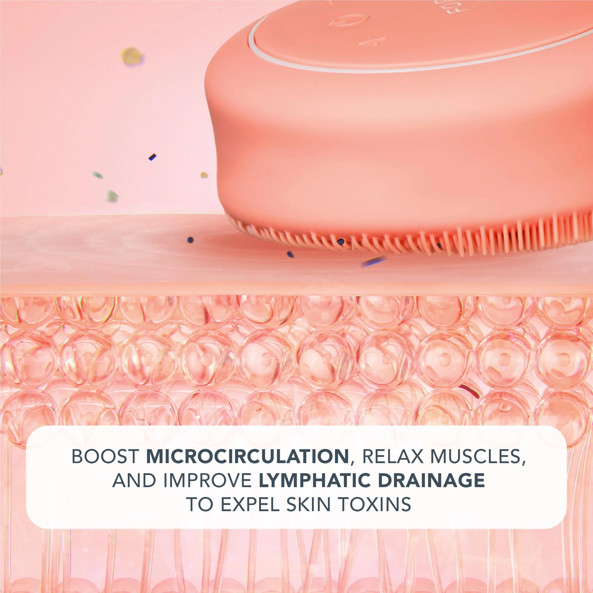 Foreo Luna 4 Body Brush (Peach) - Image 6