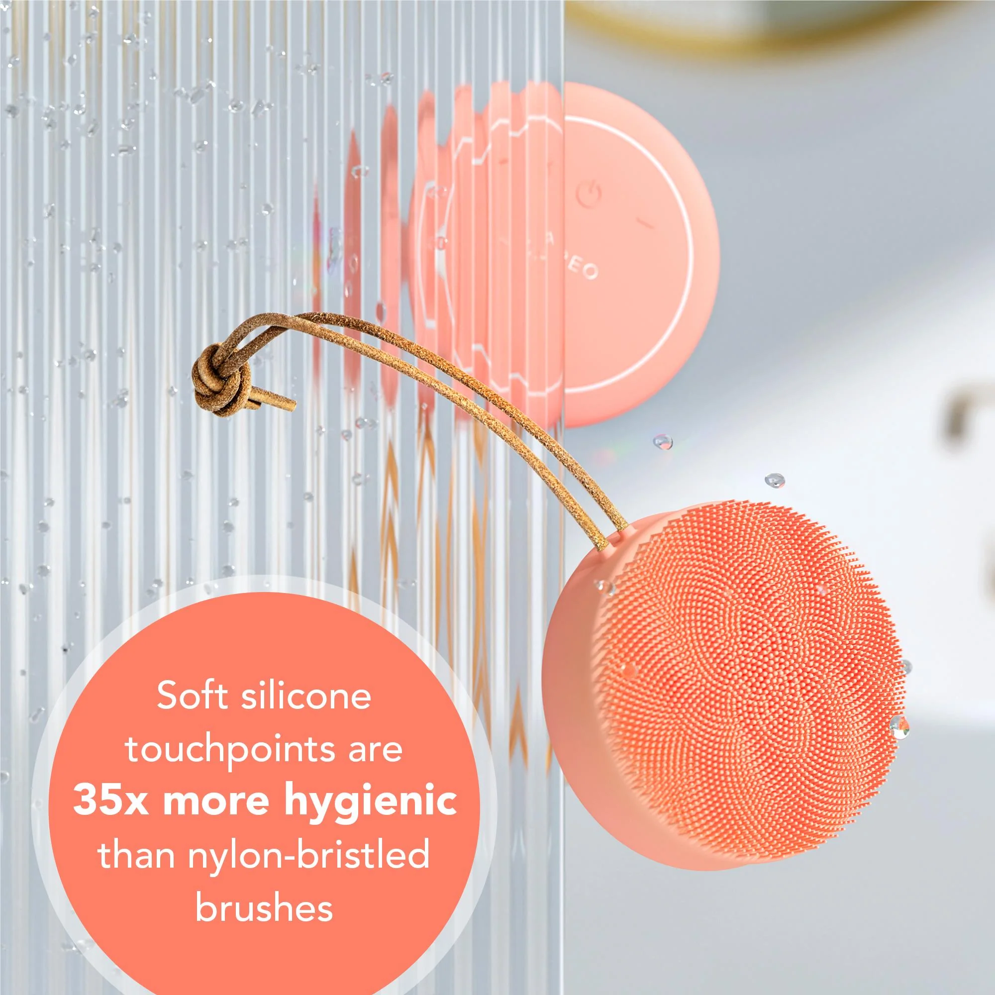 Foreo Luna 4 Body Brush (Peach) - Image 7