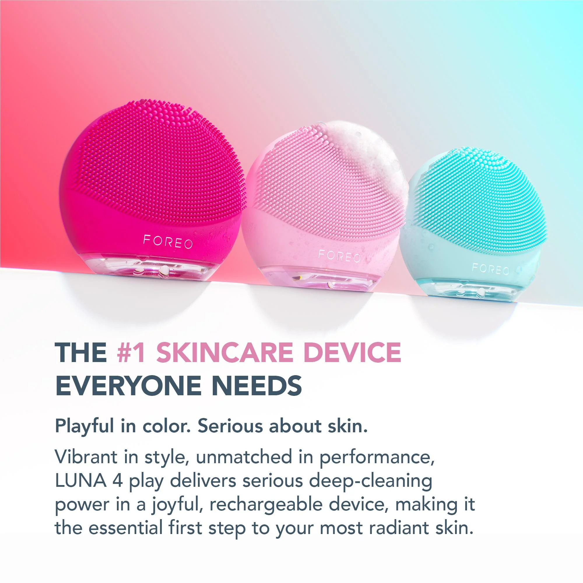 Foreo Luna 4 Play Facial Cleansing Device (Pink) - Image 6