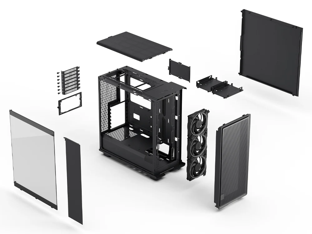 Fractal Design Epoch Mid-Tower Case - Black TG RGB Light - Image 10