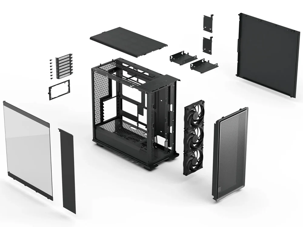 Fractal Design Epoch XL Mid-Tower Case - Black TG Light Tint - Image 4