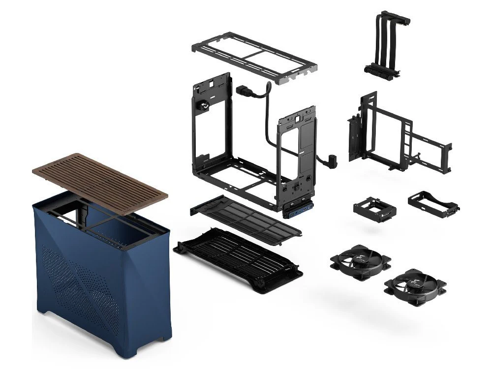 Fractal Design Era 2 Aluminium Mini-ITX Case - Midnight Blue - Image 10