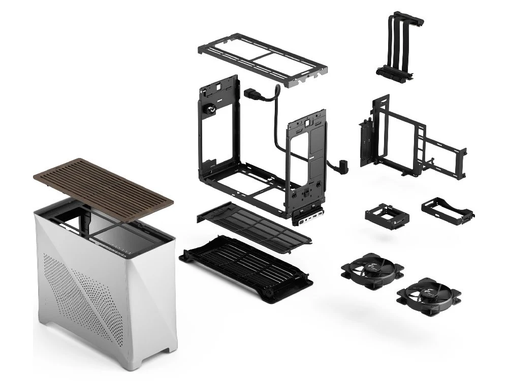 Fractal Design Era 2 Aluminium Mini-ITX Case - Silver - Image 10