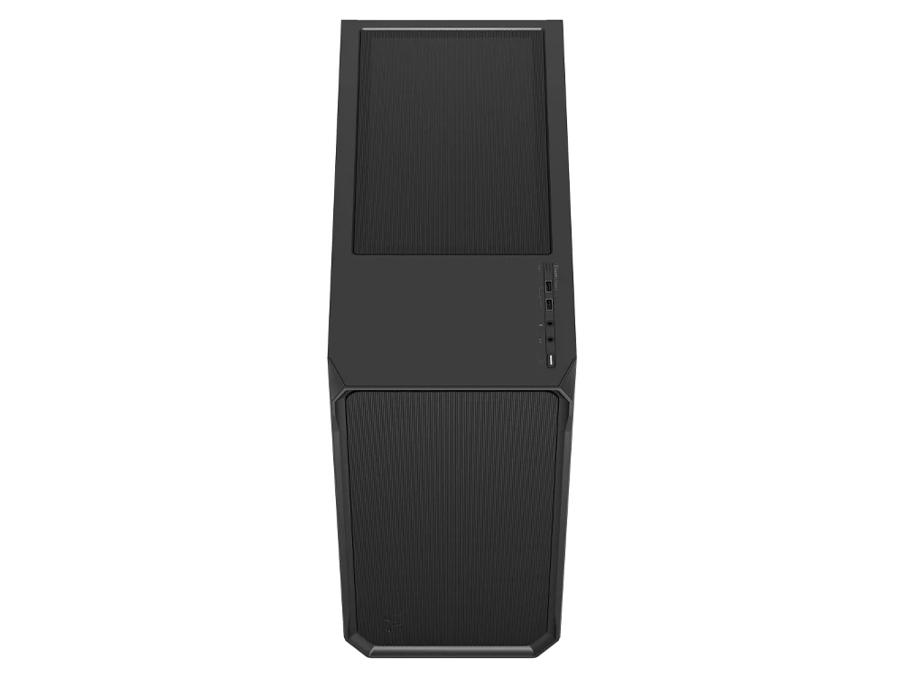 Fractal Design Focus 2 Mid-Tower Case - Black Solid - Image 3