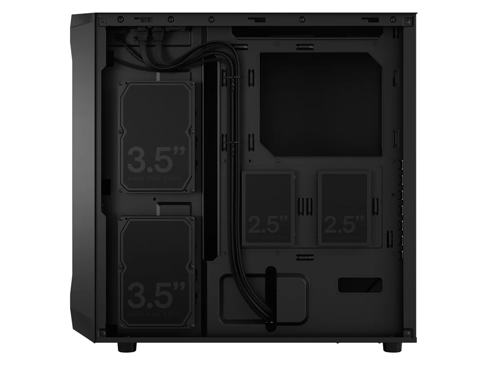 Fractal Design Focus 2 Mid-Tower Case - Black Solid - Image 7
