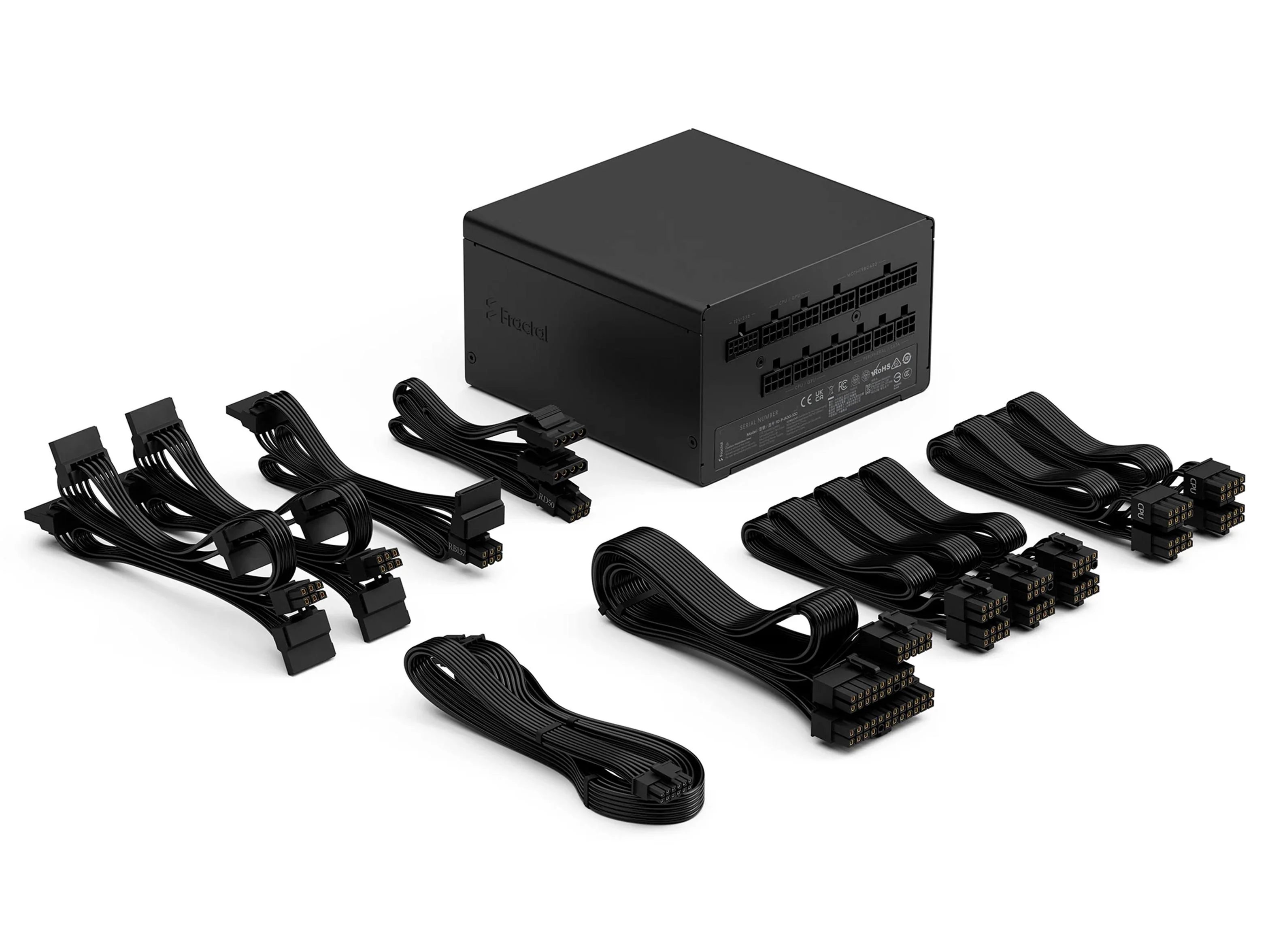 Fractal Design Ion 3 1000W 80 Plus Gold Fully Modular Power Supply (Black) - Image 6