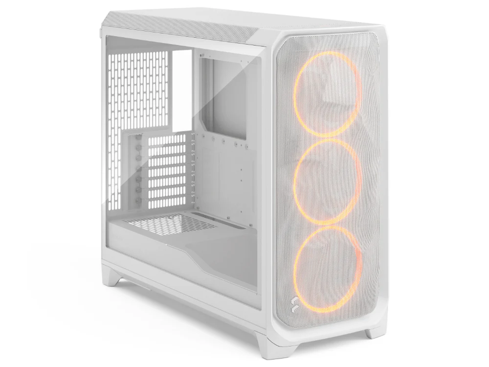 Fractal Design Meshify 3 XL Full-Tower Case - White RGB TG Clear Tint - Image 3