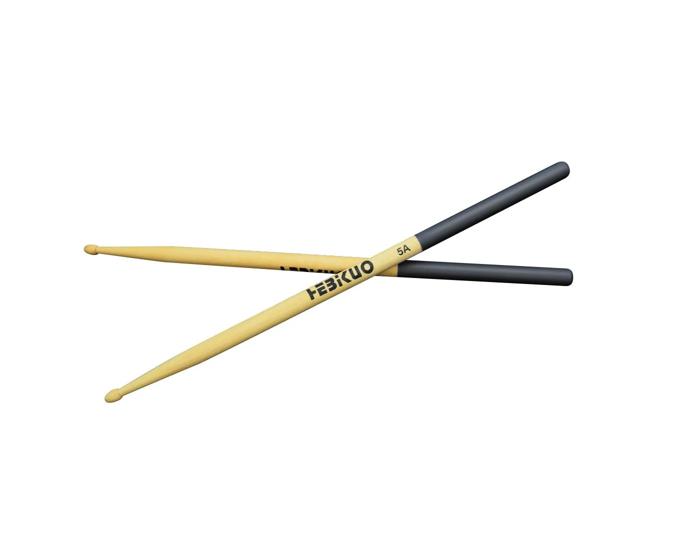 Freedom 12 Pack of 5A Maple Drumsticks with Rubber Grips - Image 2