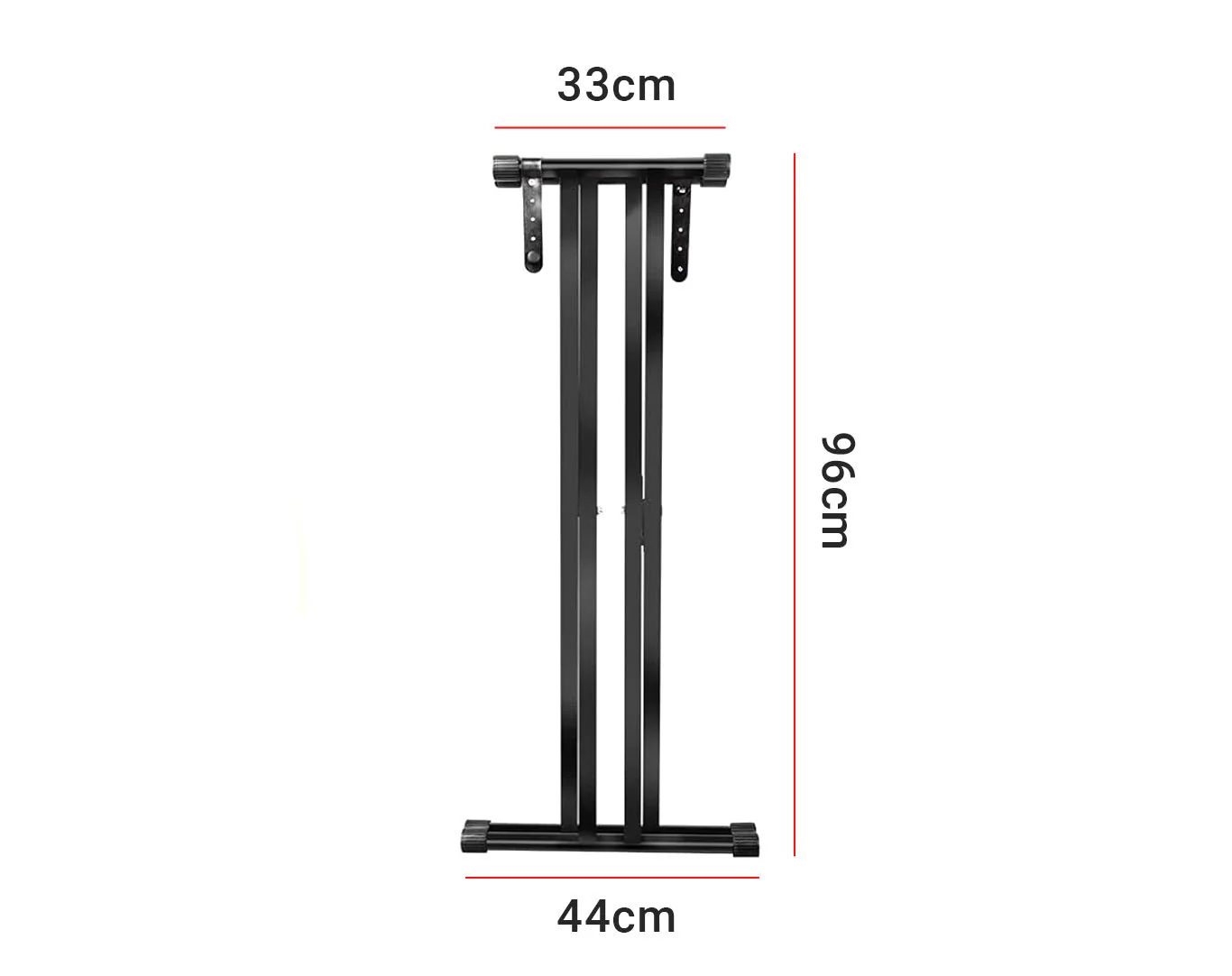 Freedom Adjustable Keyboard Stand Double Braced Rubber Supports - Image 2