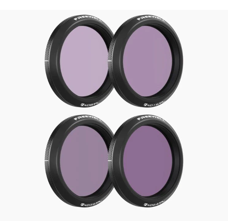 Freewell 4-pack Bright Day ND-PL Filters for DJI Osmo Action 5 Pro - Image 2