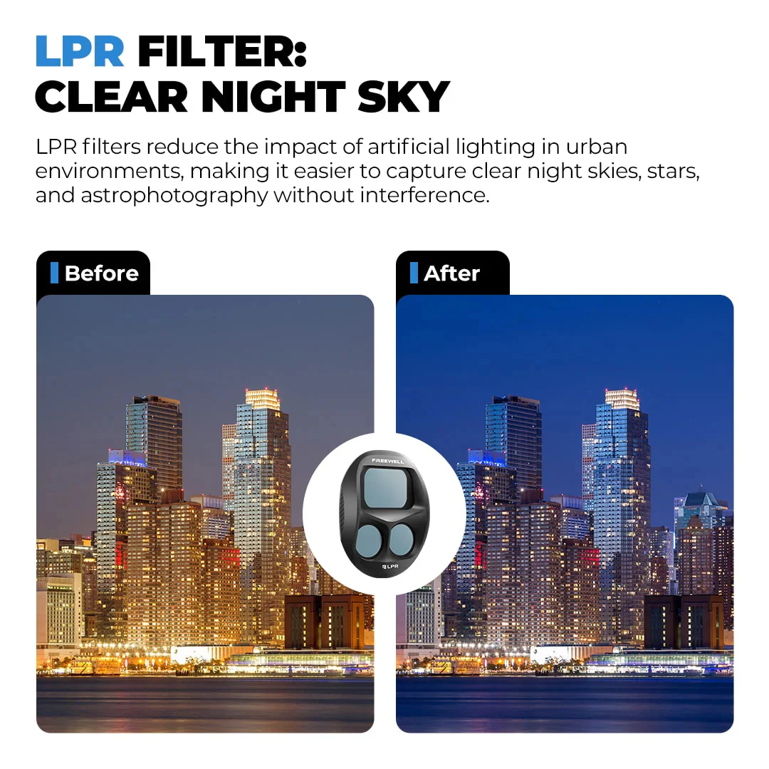Freewell 4-Pack Everyday Filter Set for Mavic 4 Pro (ND1000/512 CPL LPR Glow Mist 1/4) - Image 4