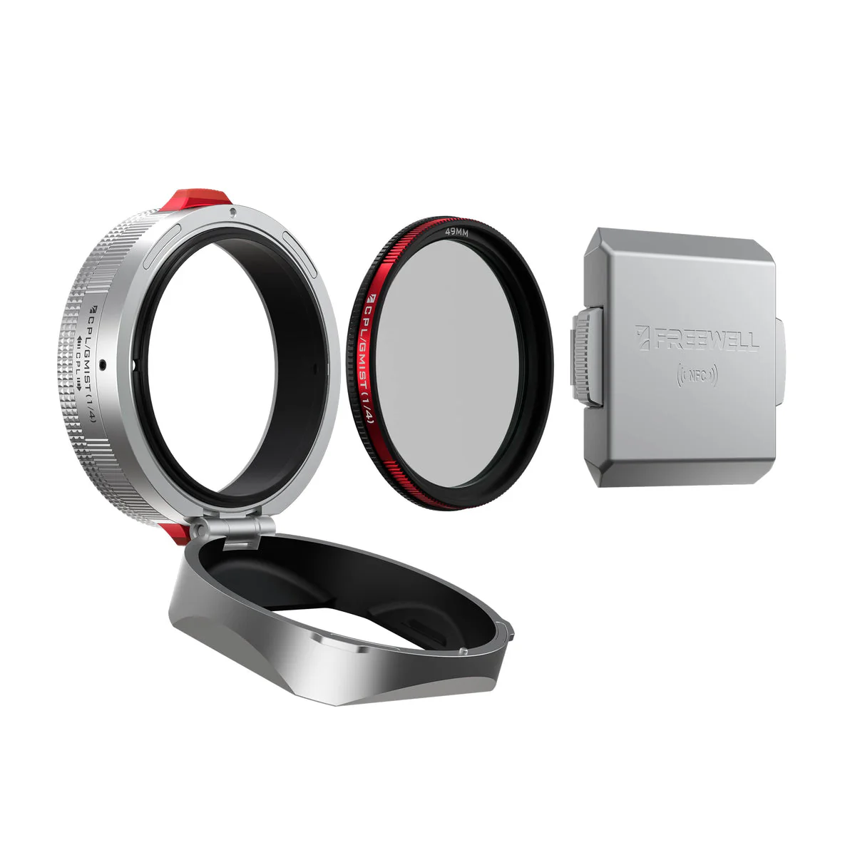 Freewell Real Lens Hood for Fuji GFX100RF (Silver) - Image 2