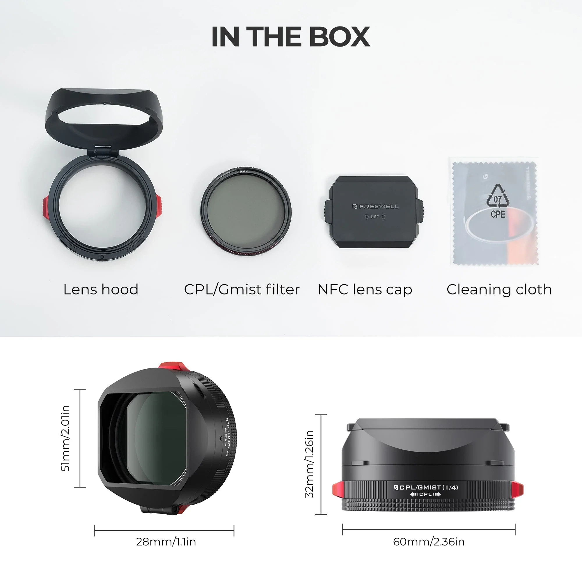 Freewell Real Lens Hood for Fuji GFX100RF (Silver) - Image 8