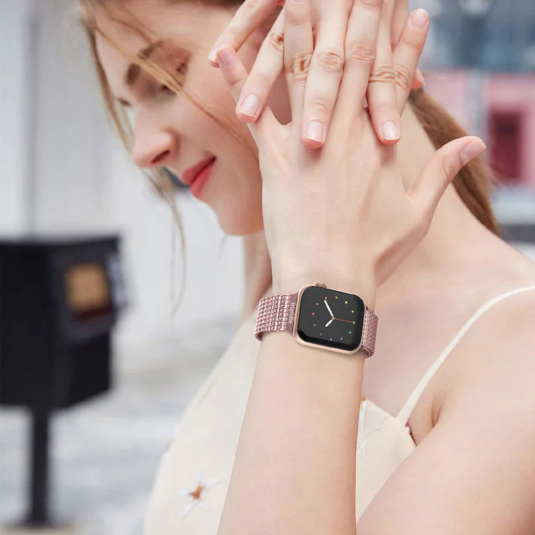 Friendie Melbourne Apple Watch Band - Rose (Large) - Image 7