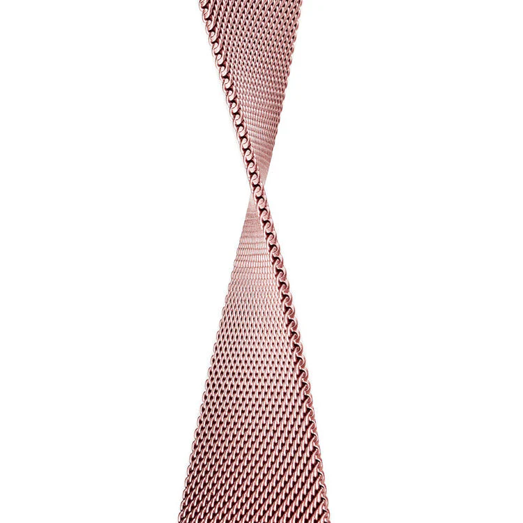 Friendie Melbourne Collection Milanese Mesh Band for Apple Watch 7/8/9/10/11/SE  (Rose) [Small] 38/39/40/41/42mm - Image 2