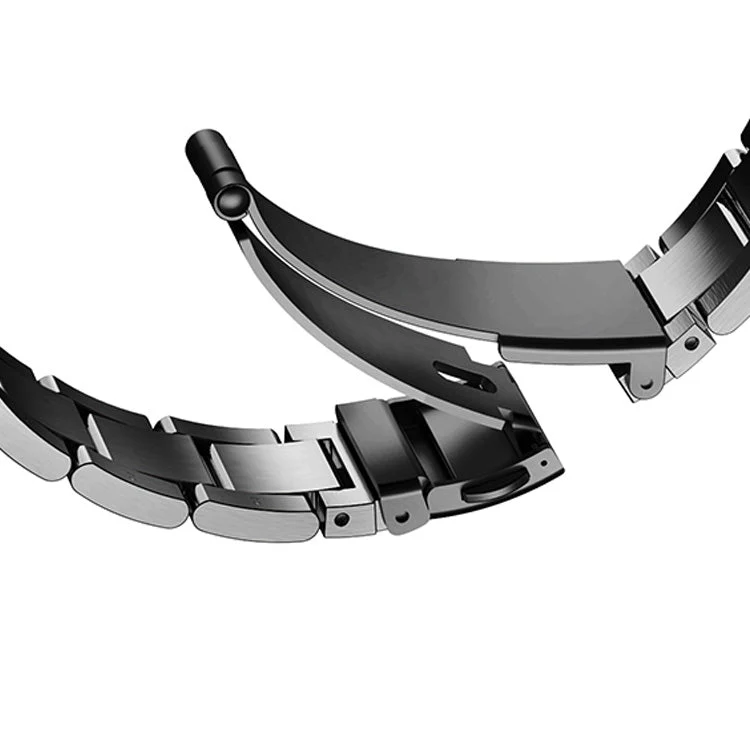 Friendie Sydney Steel Link Band for Apple Watch - Black (Large) - Image 3
