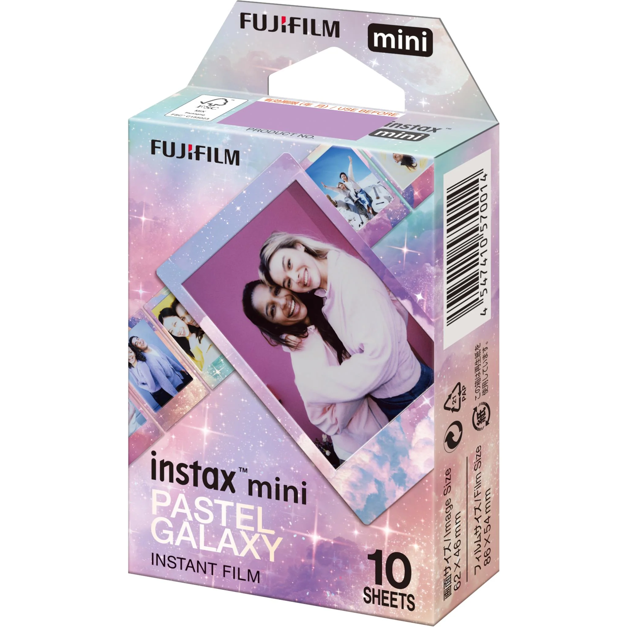 Fujifilm Instax Mini Film Pastel Galaxy for Instax Mini Cameras (10 Pack) - Image 2