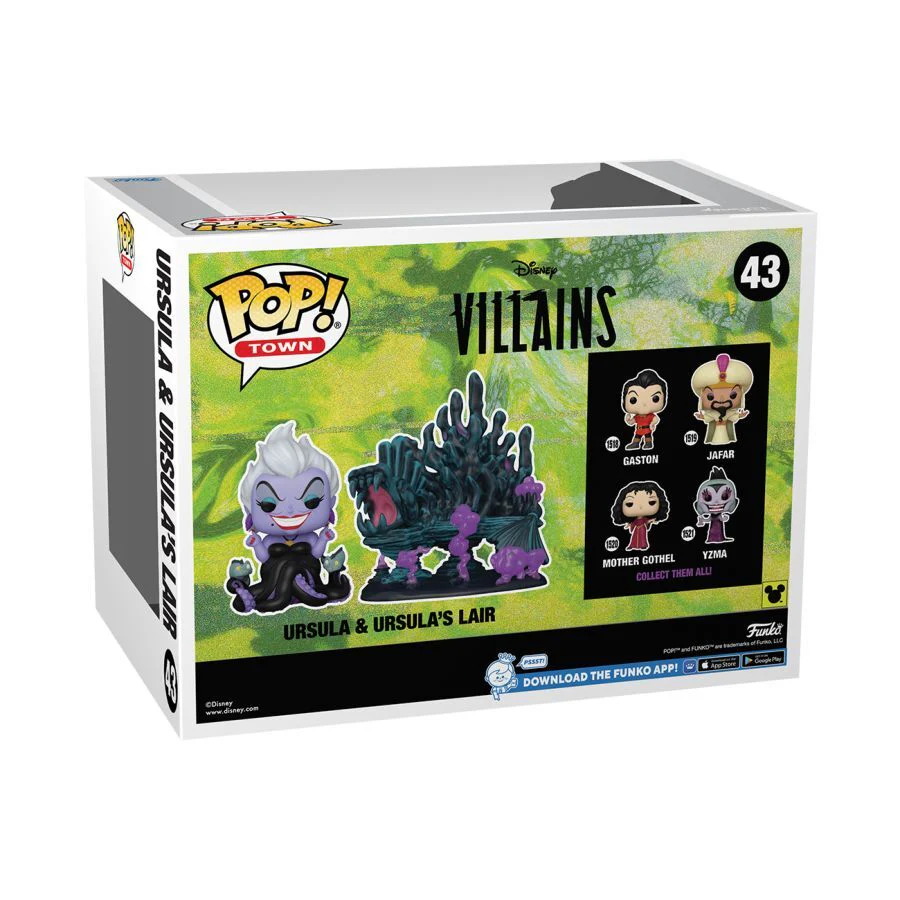 Funko Disney Villains Ursula & Ursula's Lair Pop! Town Vinyl Figure Toy Display - Image 4