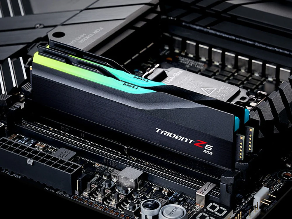 G.Skill Trident Z5 RGB 64GB (2 x 32GB) DDR5 6400MT/s CL32 RAM (Black) - Image 5
