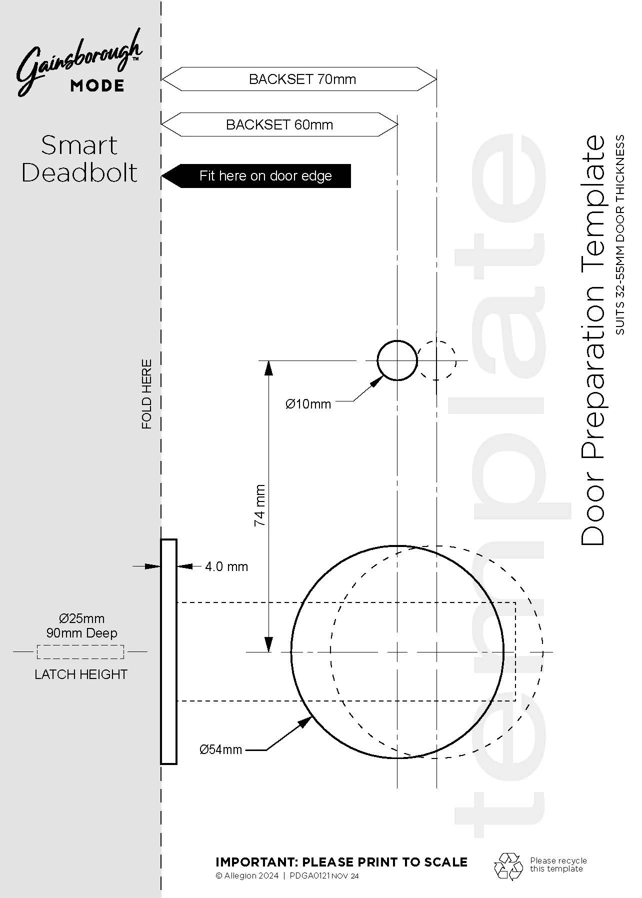 Gainsborough Mode Smart Entrance Deadbolt (Graphite) - Image 10