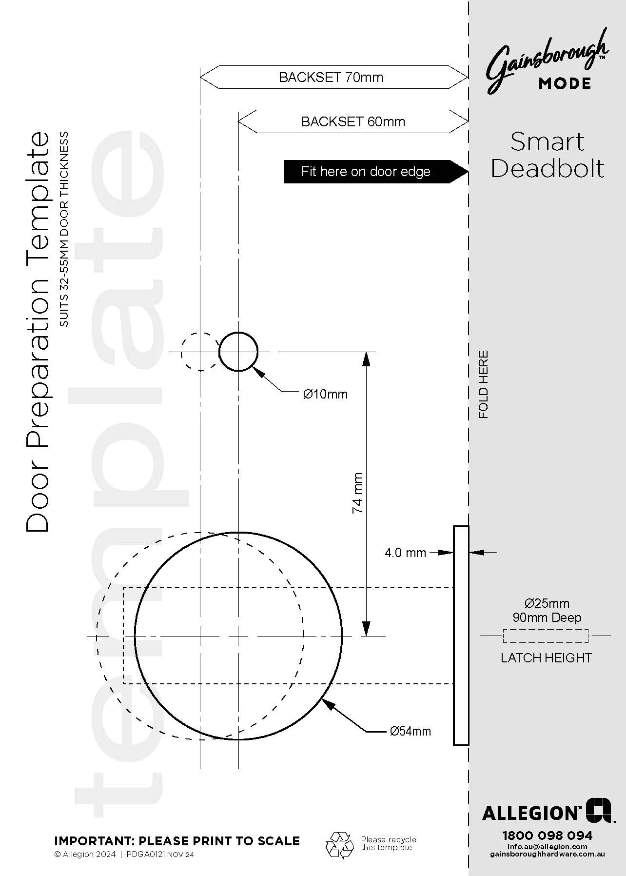 Gainsborough Mode Smart Entrance Deadbolt (Matte Black) - Image 10
