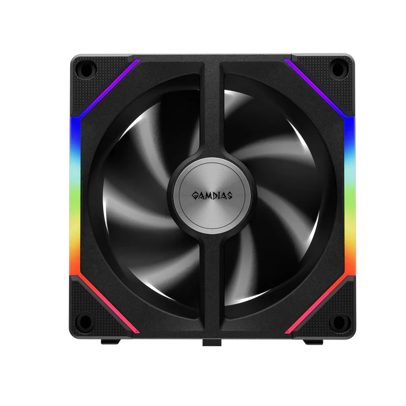 Gamdias AEOLUS P2 ARGB PWM 120mm Cooling Fan (1 Pack) - Image 2
