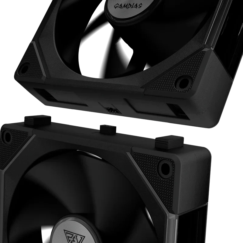 Gamdias AEOLUS P2 ARGB PWM 120mm Cooling Fan (1 Pack) - Image 3