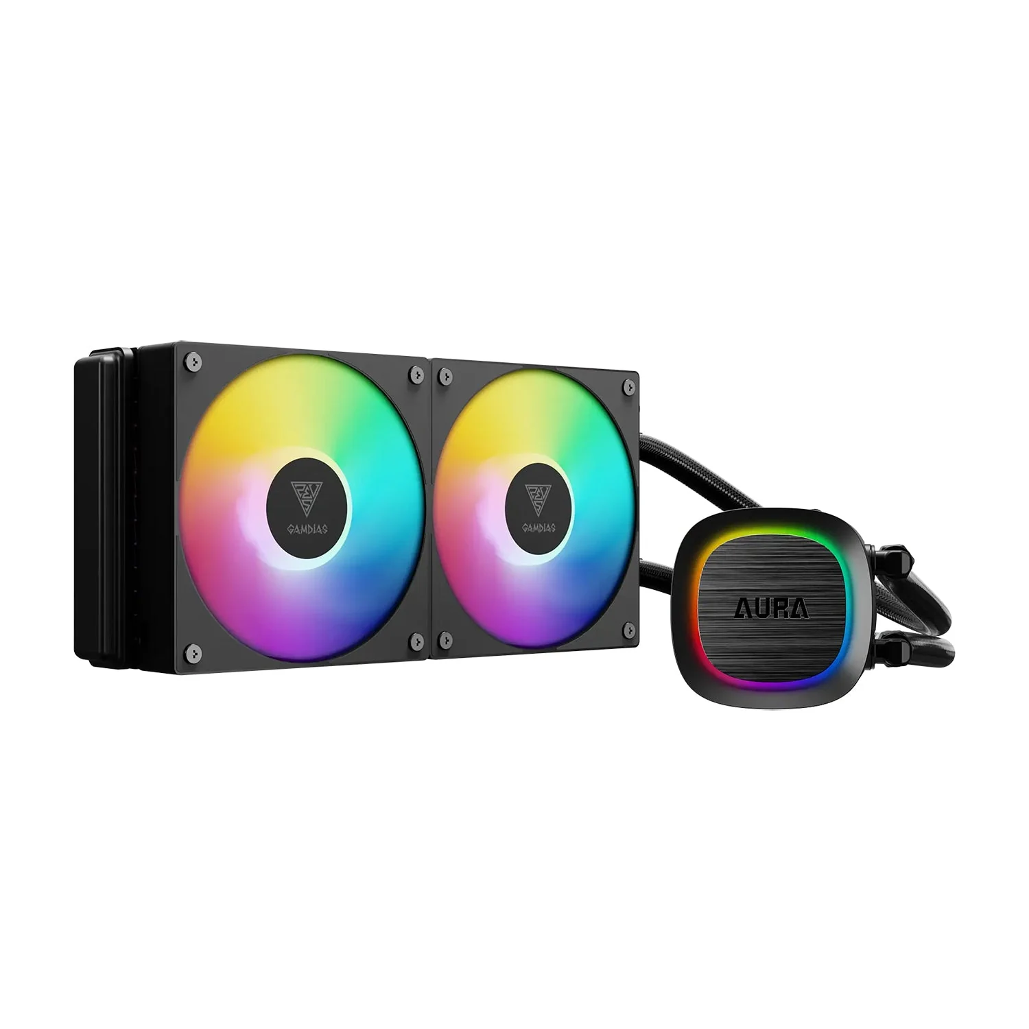 Gamdias ARUA GL240v2 240mm Liquid CPU Water Cooler (Black) - Image 3