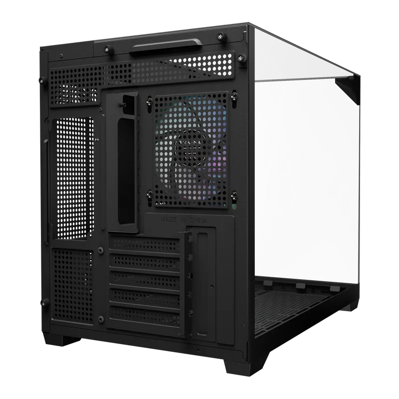 Gamdias ATLAS M3M M-ATX PC Case Tempered Glass with 3 ARGB Fans - Image 6