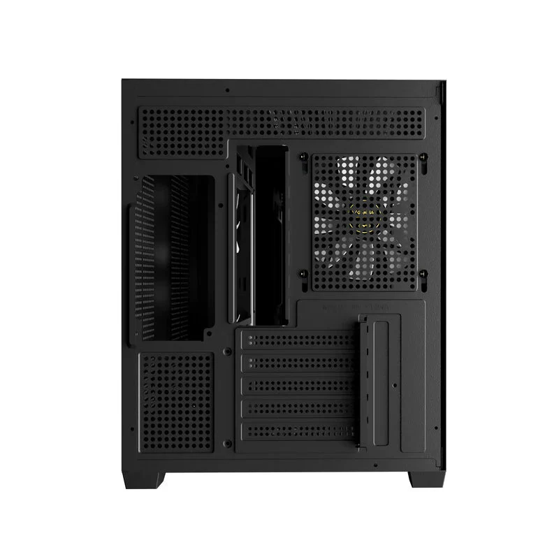 Gamdias AURA GC10M V2 M-ATX PC Case Tempered Glass with 3 ARGB Fans (Black) - Image 9