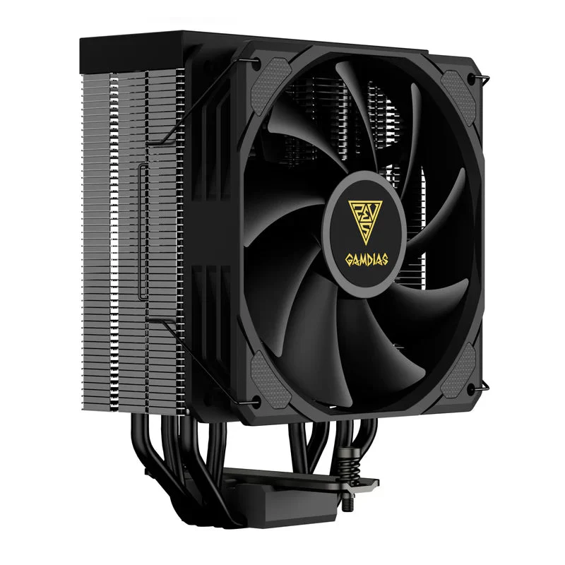 Gamdias BOREAS E2-41D CPU Air Cooler Digital Display PWM Fan (Black) - Image 2