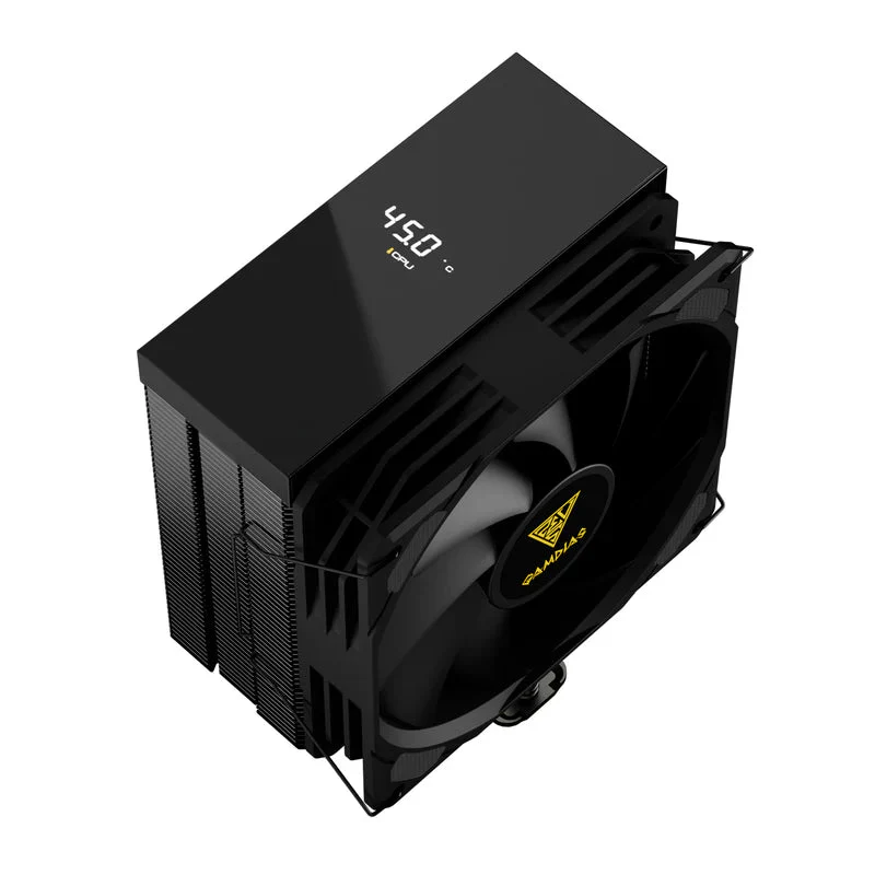 Gamdias BOREAS E2-41D CPU Air Cooler Digital Display PWM Fan (Black) - Image 3