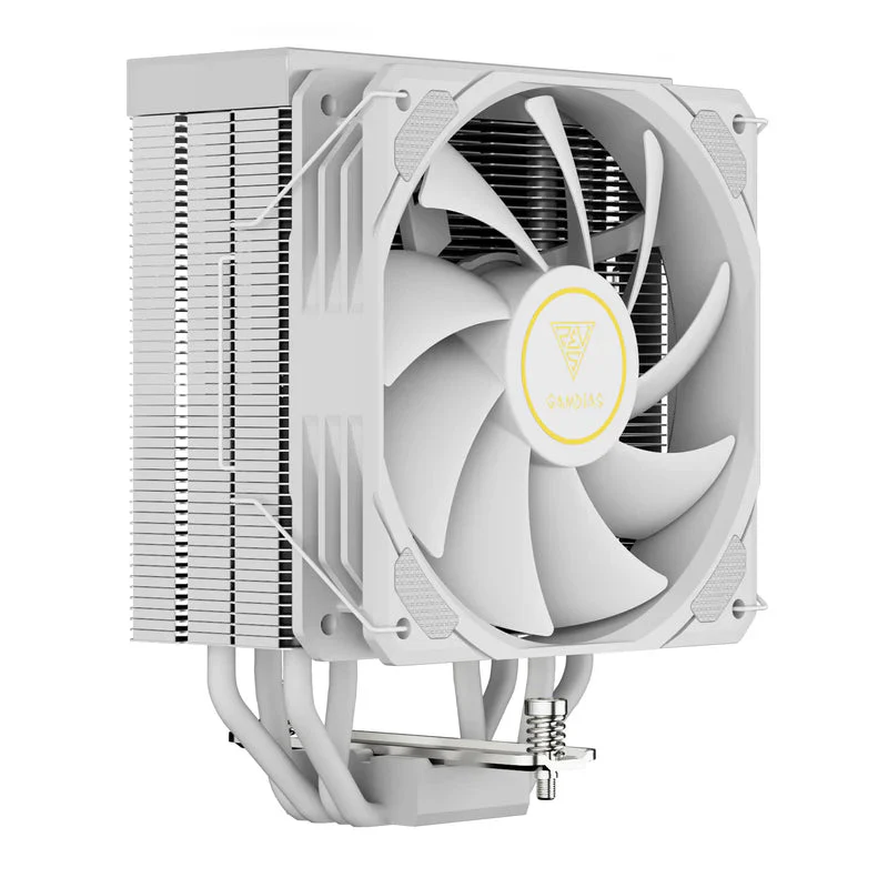 Gamdias BOREAS E2-41D CPU Air Cooler Digital Display PWM Fan (White) - Image 2