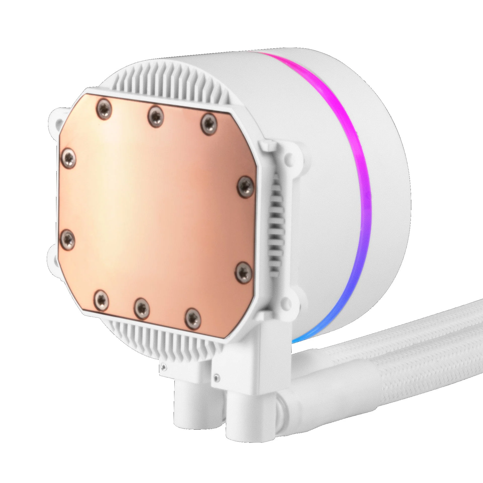Gamdias CHIONE M3-240W ARGB 240mm Liquid CPU Cooler White - Image 5