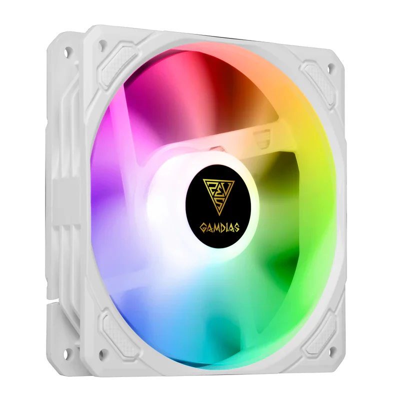 Gamdias CHIONE M3-240W ARGB 240mm Liquid CPU Cooler White - Image 6