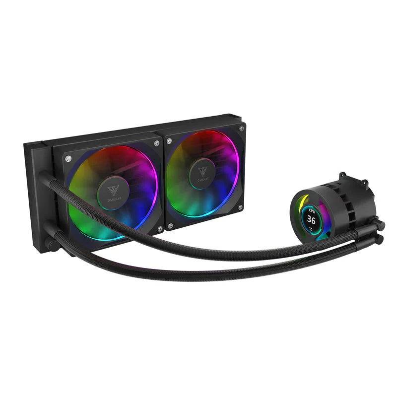 Gamdias CHIONE P3-240U ARGB 240mm IPS LCD Display Liquid CPU Cooler - Image 4