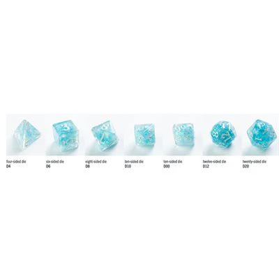 Gamegenic Candy-like Series - Blueberry - RPG Dice Set 7pcs - Image 3