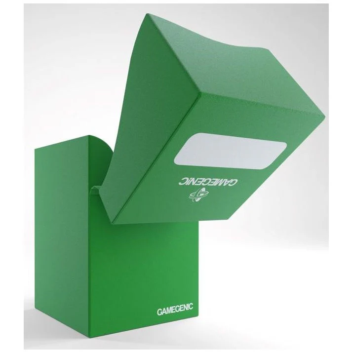Gamegenic Deck Holder Holds 100 Sleeves Deck Box Green Cards - Image 3