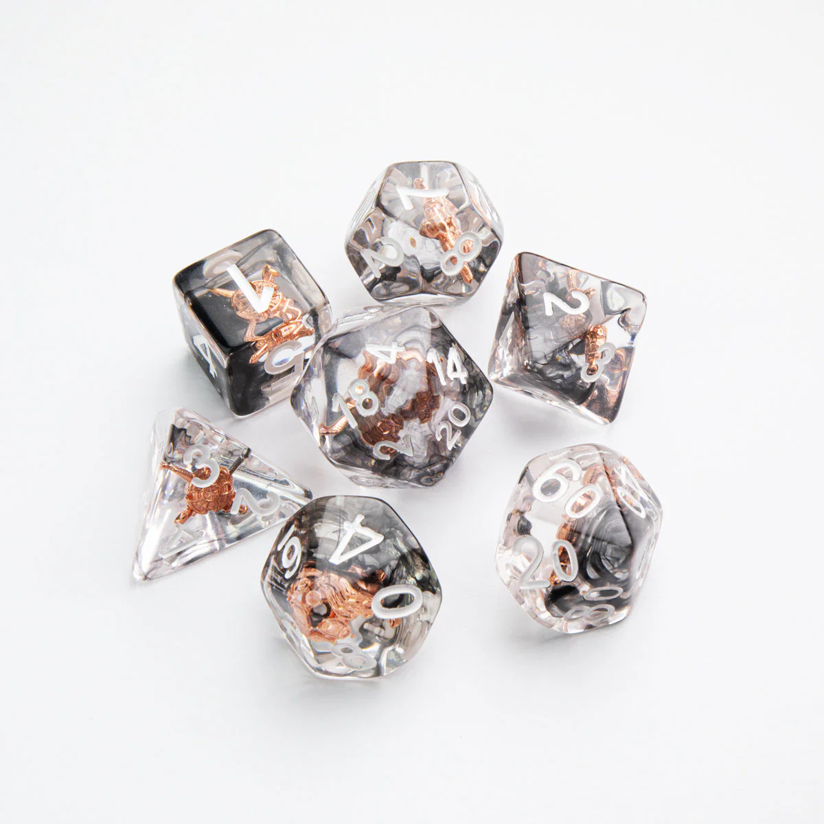 Gamegenic Embraced Series - Shield & Weapons - RPG Dice Set 7pcs - Image 2