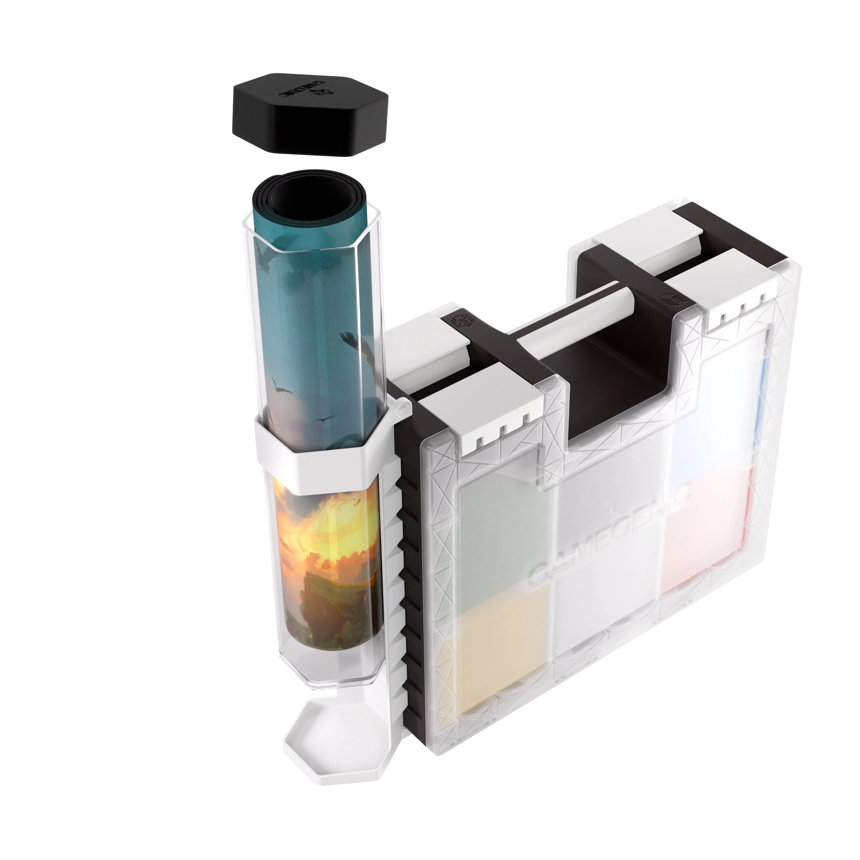 Gamegenic Game Castle Tube Holder (White) - Image 2