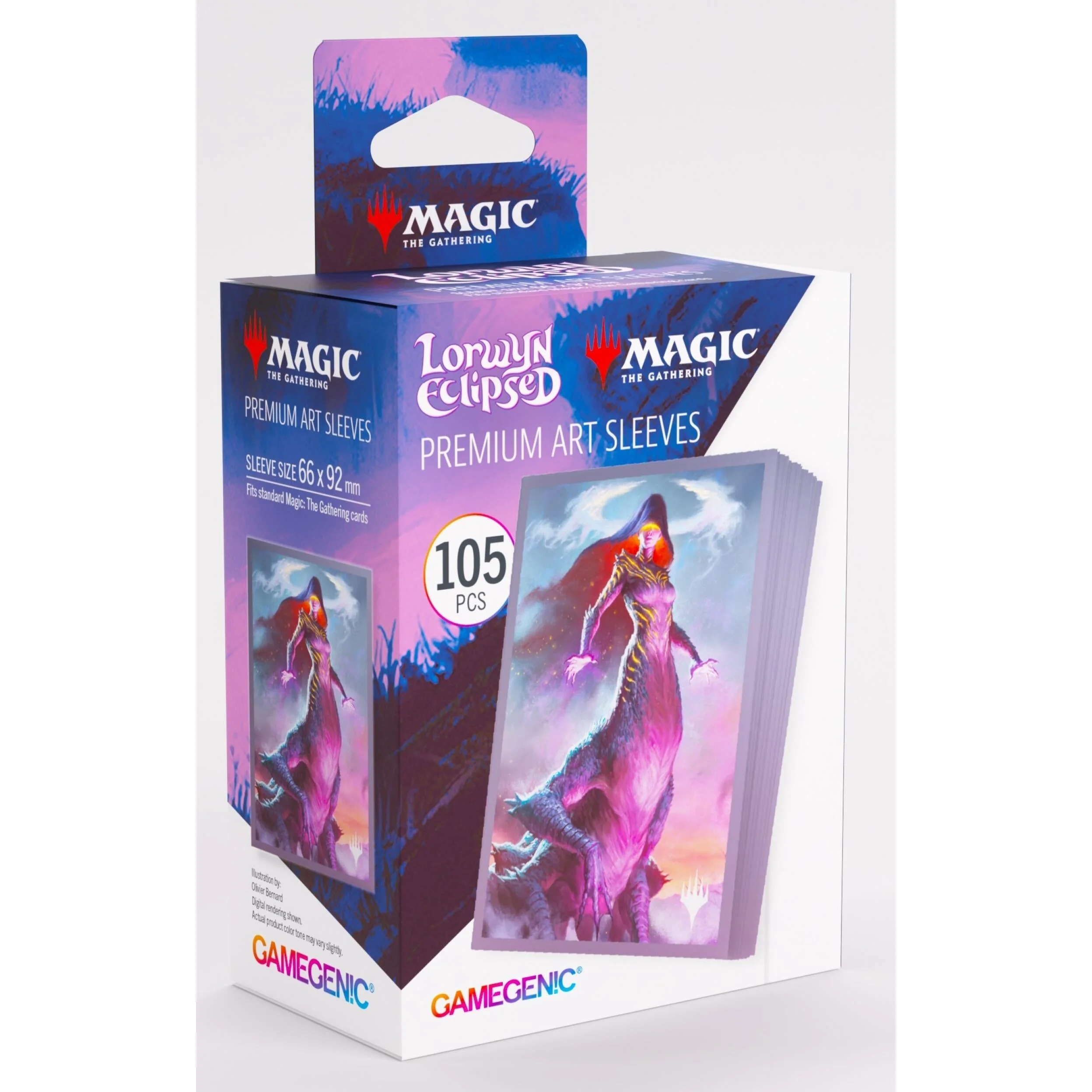 Gamegenic Magic The Gathering Lorwyn Eclipsed Premium Art Sleeves - Moonshadow 66mmx92mm 105 Sleeves Per Pack - Image 2