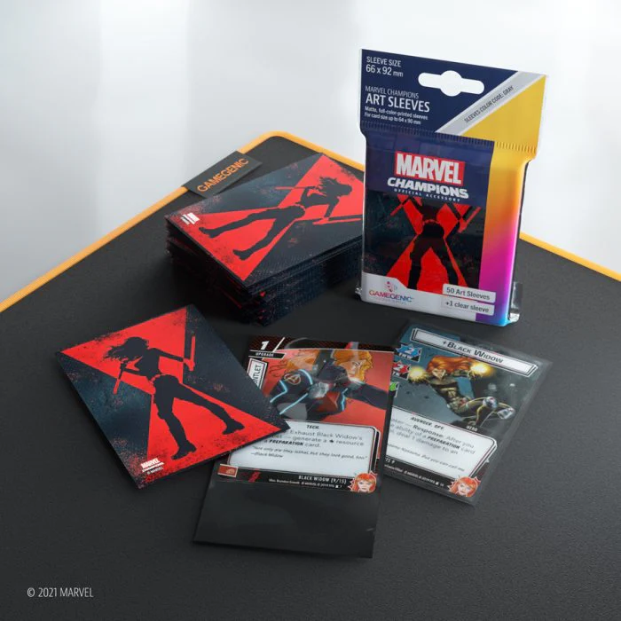 Gamegenic Marvel Champions Sleeves Black Widow - Image 4