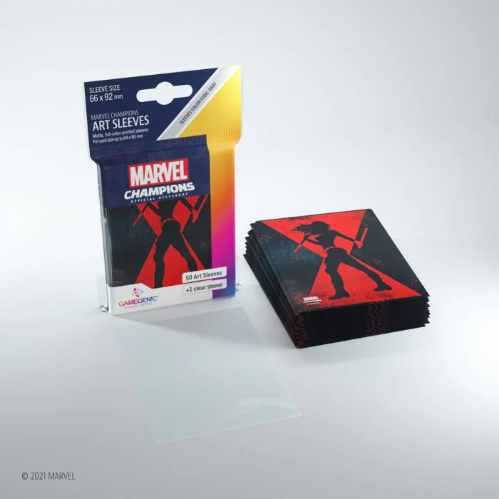 Gamegenic Marvel Champions Sleeves Black Widow - Image 5