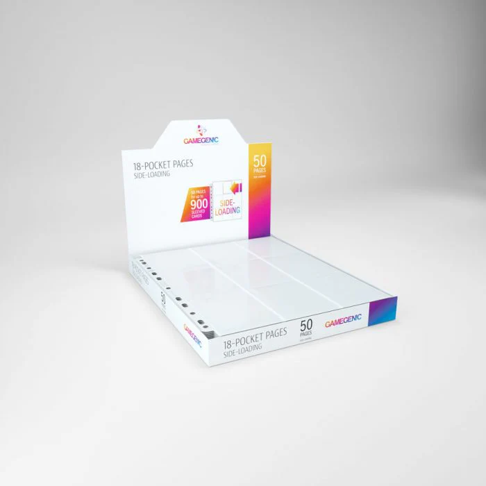 Gamegenic Sideloading 18 Pocket Pages Display (White) - Image 2