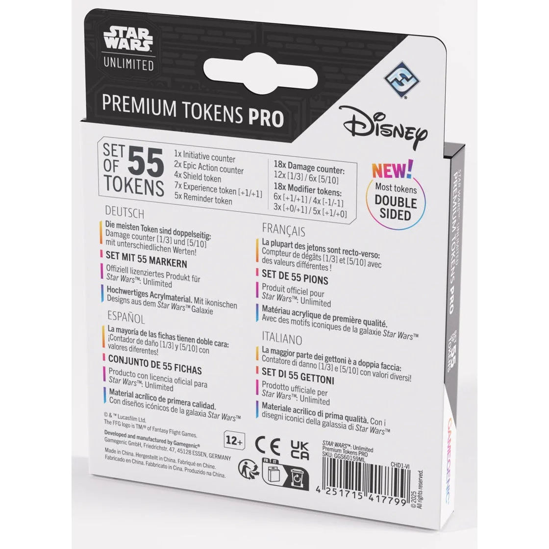 Gamegenic Star Wars Unlimited Acrylic Tokens PRO - Image 2