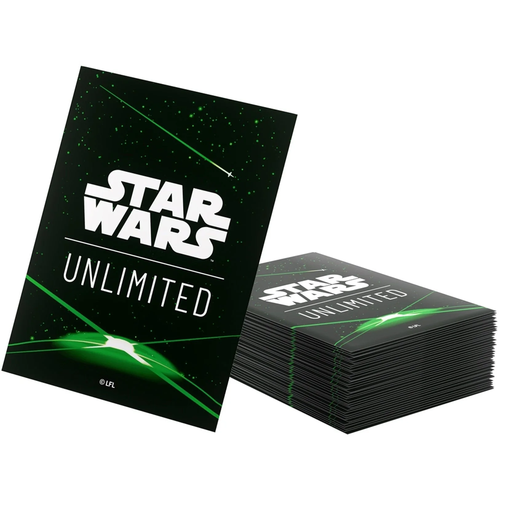 Gamegenic Star Wars Unlimited Art Sleeves - Card Back Green - Image 3