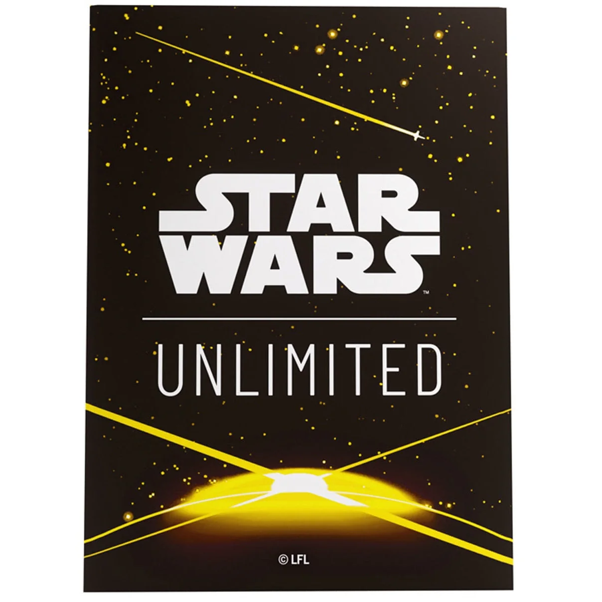 Gamegenic Star Wars Unlimited Art Sleeves - Card Back Yellow - Image 4