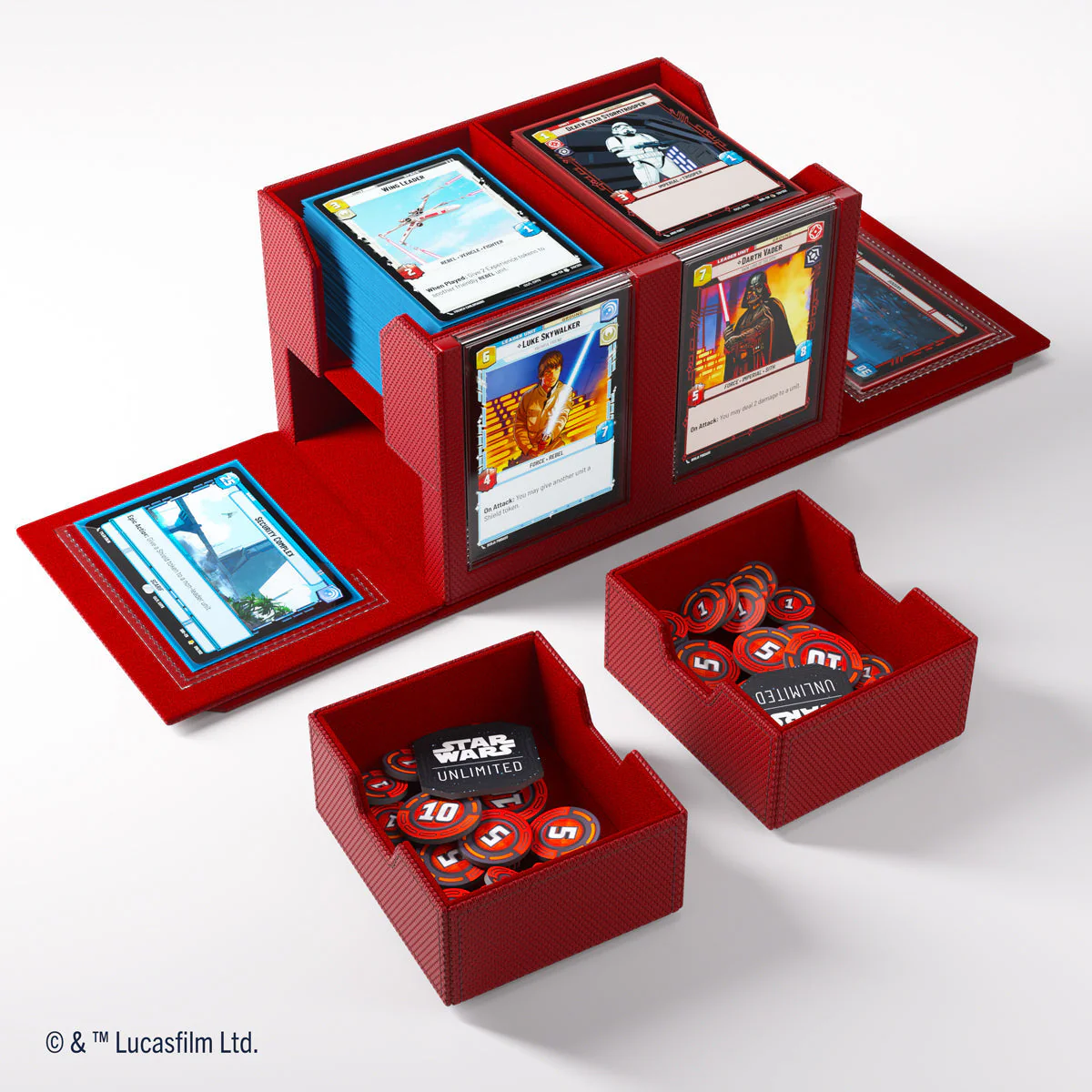 Gamegenic Star Wars Unlimited Double Deck Pod (Red) - Image 2
