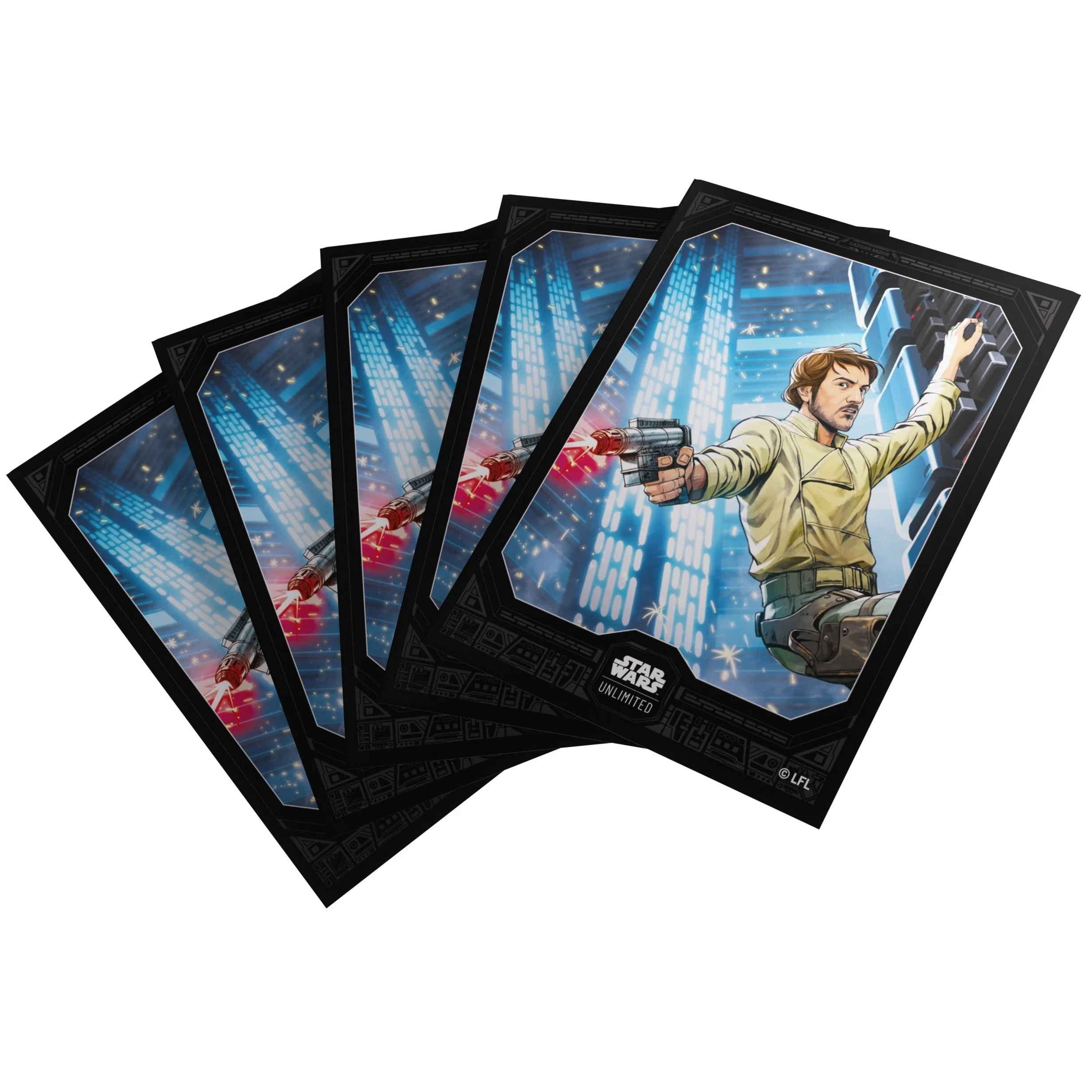 Gamegenic Star Wars Unlimited Premium Art Sleeves - Cassian Andor 66mmx92mm - Image 2